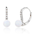 Stříbrné visací opálové náušnice 313365001W
