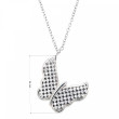 Stříbrný náhrdelník motýlek 12035.1