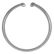 Náhrdelník obruč z chirurgické oceli MNSS58ST
