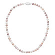 Perlový náhrdelník z říčních perel 822004.3/9269B multi