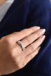 Stříbrný prstýnek s krystaly 35040.1