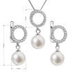 Souprava stříbrných perlových šperků 29013.1