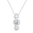 Dámský stříbrný náhrdelník se zirkony 882009.1