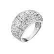 Masivní stříbrný prsten s krystaly Preciosa 35028.1 crystal