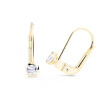 Visací zlaté náušnice s diamanty DZ8007-55-00-X-1