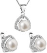 Sada stříbrných šperků s perlou 29011.1