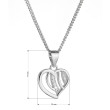 Náhrdelník s přívěskem ve tvaru srdce 12074.1