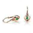 Náušnice pro miminka Cutie C1556R-Emerald Green
