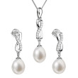 Souprava stříbrných perlových šperků 29041.1