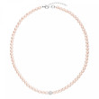 Perlový náhrdelník z umělých perel 32063.3 růžová