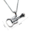 Ocelový náhrdelník kytara otvírák WJHC825