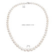 Perlový náhrdelník z říčních perel 22040.1