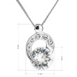 Stříbrný náhrdelník pro ženy 32048.1 crystal
