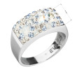 Stříbrný prsten se Swarovski elements 35014.3 light sapphire