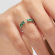Dámský stříbrný prsten Brosway Fancy Life Green FLG10