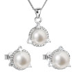 Souprava stříbrných perlových šperků 29033.1