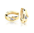 Zlaté náušnice kroužky s diamanty DZ6483-2026-80-00-X-2