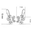 Náušnice pro miminka Cutie Jewellery C2748B-Rozměry