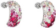 Stříbrné náušnice Swarovski elements 31164.3 Sweet Love