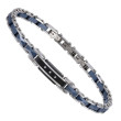 Náramek z keramiky a chirurgické oceli CBS31 - Navy Blue