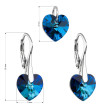 Stříbrné šperky Swarovski elements 39003.5 bermuda blue
