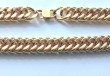 Zlatý masivní ocelový řetěz na krk WJHN08-GD
