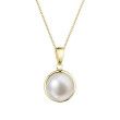 Zlatý perlový náhrdelník 92P00053