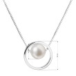 stříbrný náhrdelník s perlou 22025.1