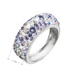 Dámský prsten s kamínky Swarovski 35031.3 fialová