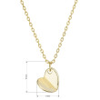 Krásný náhrdelník s přívěskem srdce 62013