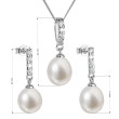 Souprava stříbrných perlových šperků 29032.1