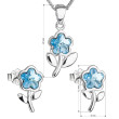 Stříbrné šperky Swarovski elements 39172.3 modrá
