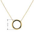 Zlatý náhrdelník kruh 92A00023