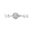 Zapínání perlového náhrdelníku z bílého zlata 822001.1/9264B bílý