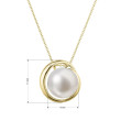 Perlový zlatý náhrdelník 92P00035