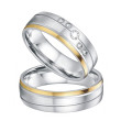 Ocelové snubní prsteny SPPL031