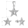 Stříbrné šperky se zirkony hvězdy 19030.1