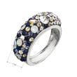 Stříbrný prsten s kamínky Swarovski 35031.3 mix barev fialová