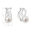 Klipsové náušnice s říční perlou 21081.1