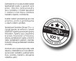 Pozlacený stříbrný náramek řetízek s kulatým černoperleťovým přívěskem 13026.1 Au plating