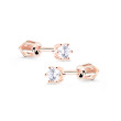 Diamantové náušnice z růžového zlata DZ8012-30-00-X-4