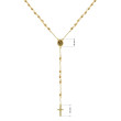 Zlatý 14 karátový náhrdelník s Pannou Marií RŽ10 zlatý