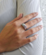 Dámský elegantní prsten s kamínky Swarovski 35014.3 mix barev