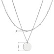 Moderní náhrdelník pro ženy stříbro 62002