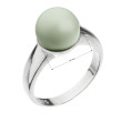 Stříbrný prsten s perlou Swarovski 35022.3 pastel green
