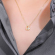 Stříbrný náhrdelník srdce se zirkonem 3142940001