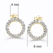 Luxusní zlaté náušnice s diamanty DZ60240-30-00-X-4-1