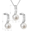 Souprava stříbrných perlových šperků 29019.1