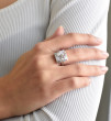 Prsten stříbro s kamínky Swarovski 35045.3 růžová