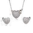 Elegantní souprava šperků srdce 19002.1